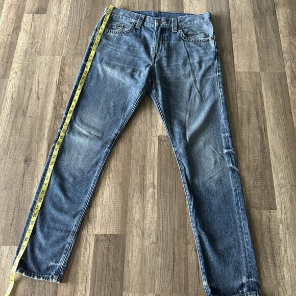 True Religion men’s Logan Relaxed Taper Size 31 Medium Wash Straight Leg - Picture 5 of 13